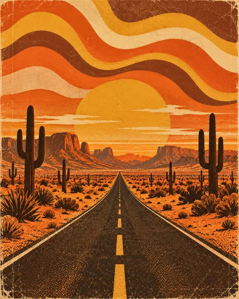 Desert Highway · Seventies Warm Tones