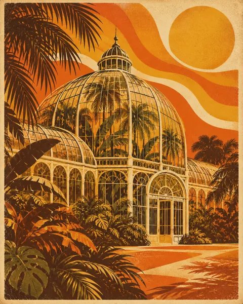 Botanical Glasshouse · Seventies Warm Tones