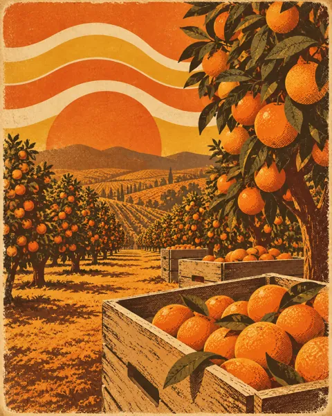 Orange Grove Harvest · Seventies Warm Tones