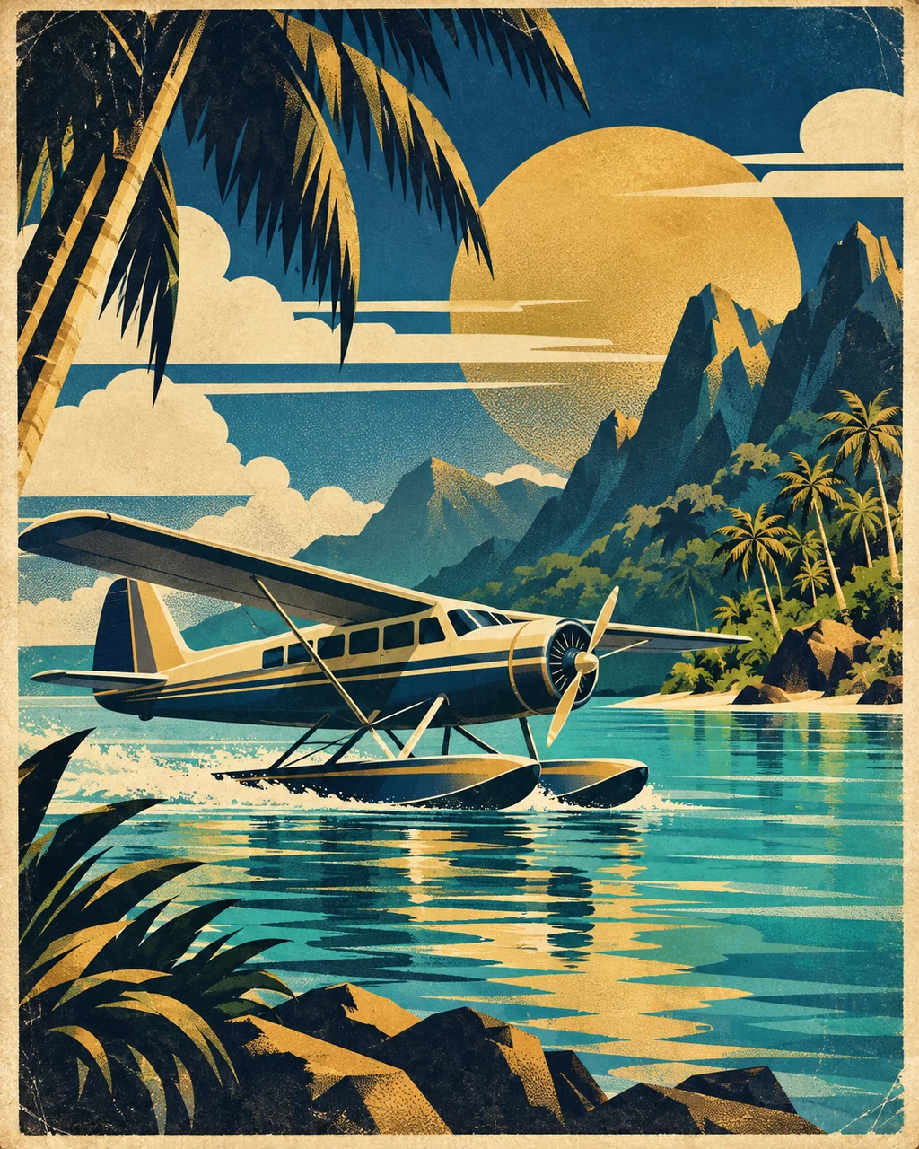 Island Seaplane · Art Deco Elegance