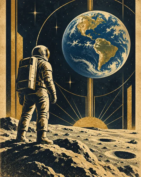 Moon Explorer · Art Deco Elegance