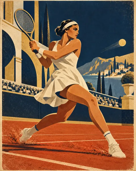 Clay Court Tennis · Art Deco Elegance
