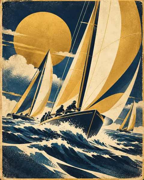 Sailing Regatta · Art Deco Elegance