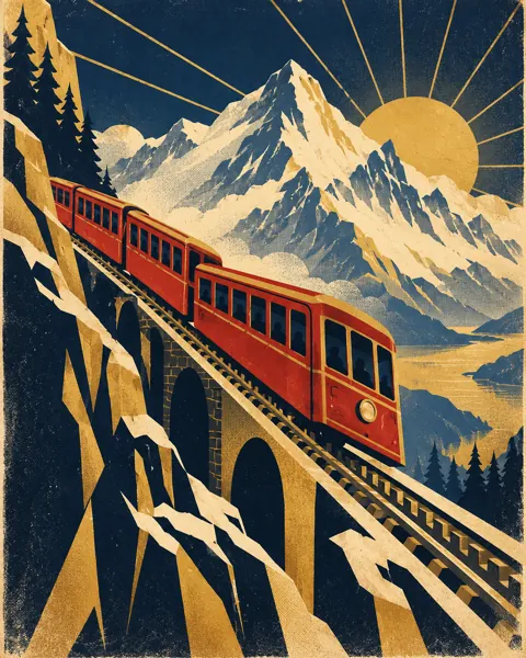 Mountain Cog Railway · Art Deco Elegance