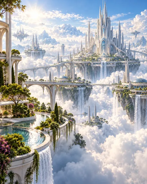 Floating Cloud City · Utopian Daylight