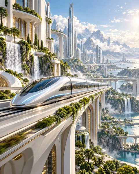 Maglev Train · Utopian Daylight