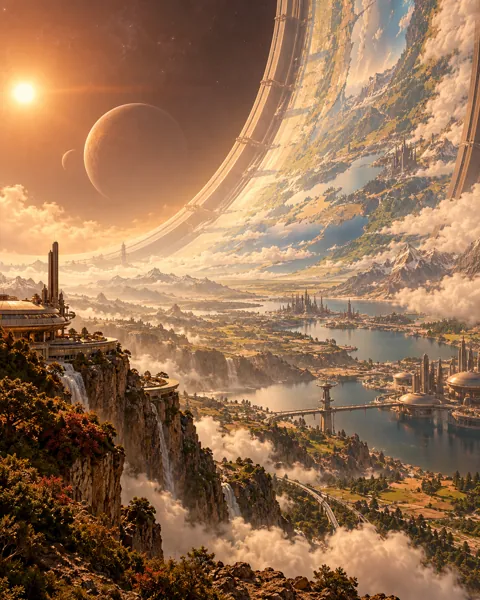 Ring Habitat Horizon · Dusty Retro-futurism