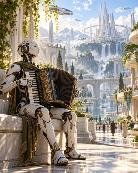 Android Street Musician · Utopian Daylight