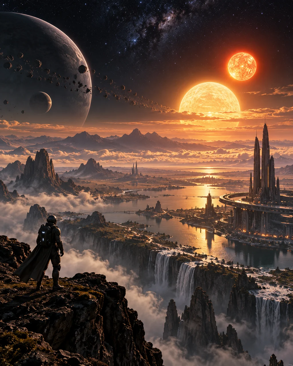Twin Sun Exoplanet · Dark Cosmic Void