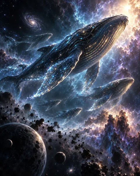 Cosmic Whale Migration · Dark Cosmic Void