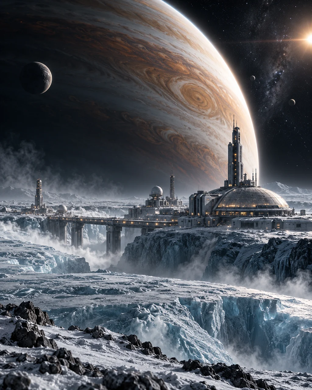 Ice Moon Research Station · Dark Cosmic Void