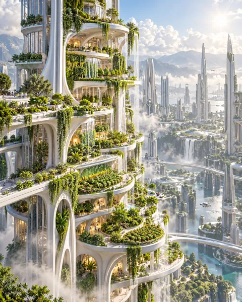 Vertical Farm Skyscraper · Utopian Daylight