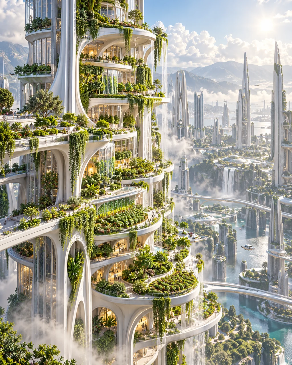Vertical Farm Skyscraper · Utopian Daylight