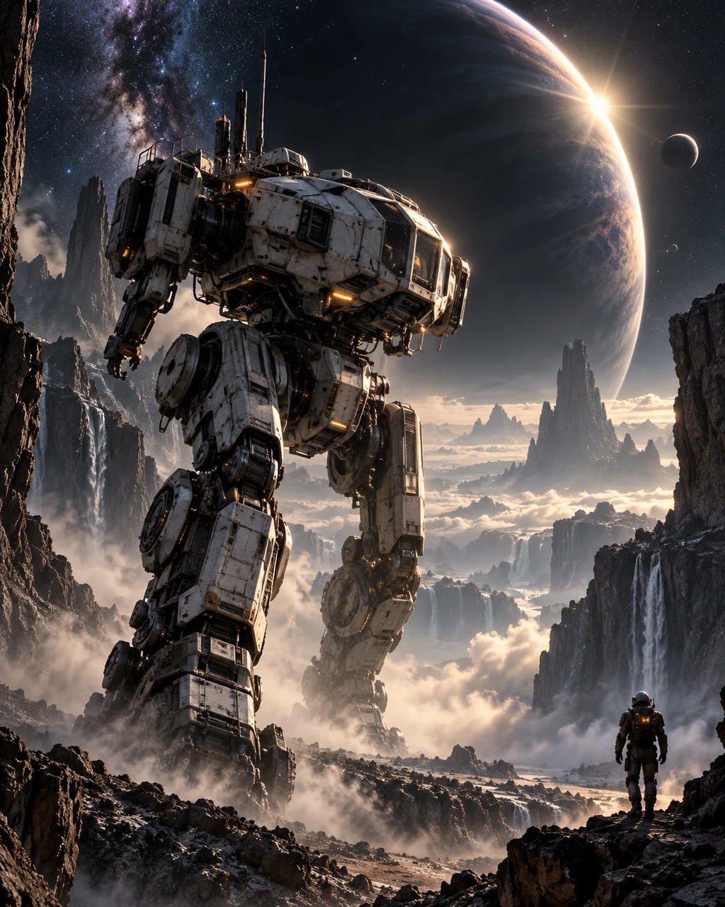 Exploration Mech Suit · Dark Cosmic Void