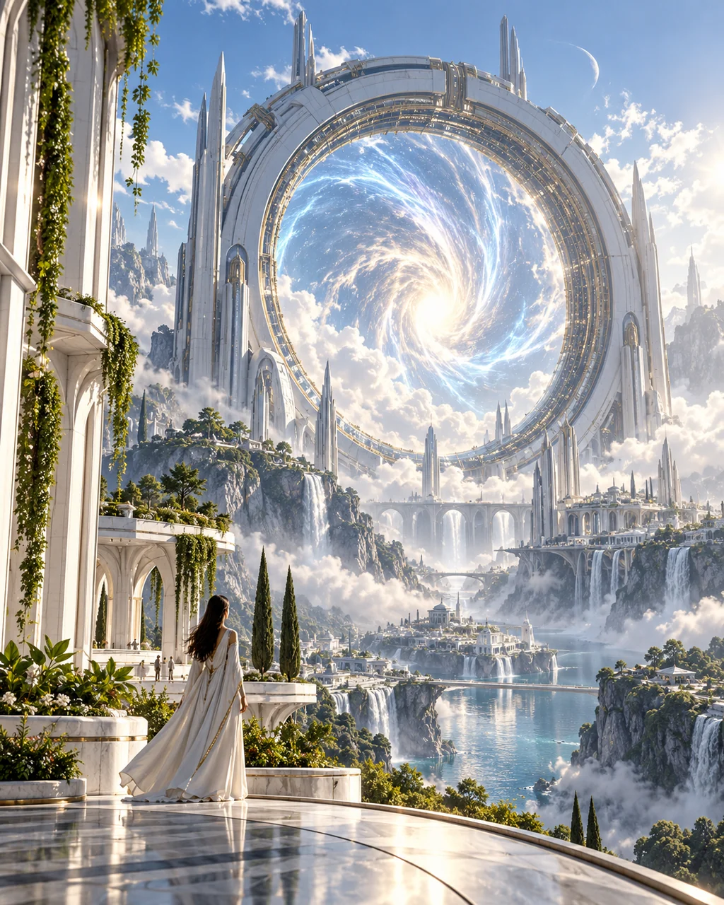 Quantum Gate Arch · Utopian Daylight