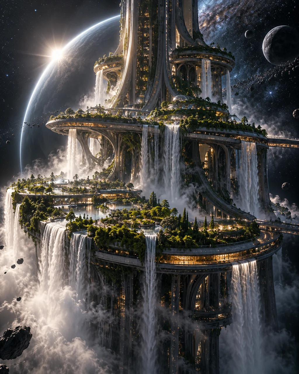 Eco Arcology Tower · Dark Cosmic Void