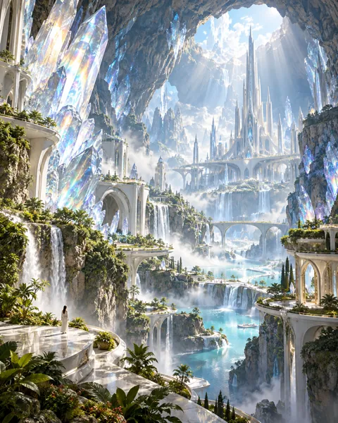 Alien Crystal Cavern · Utopian Daylight