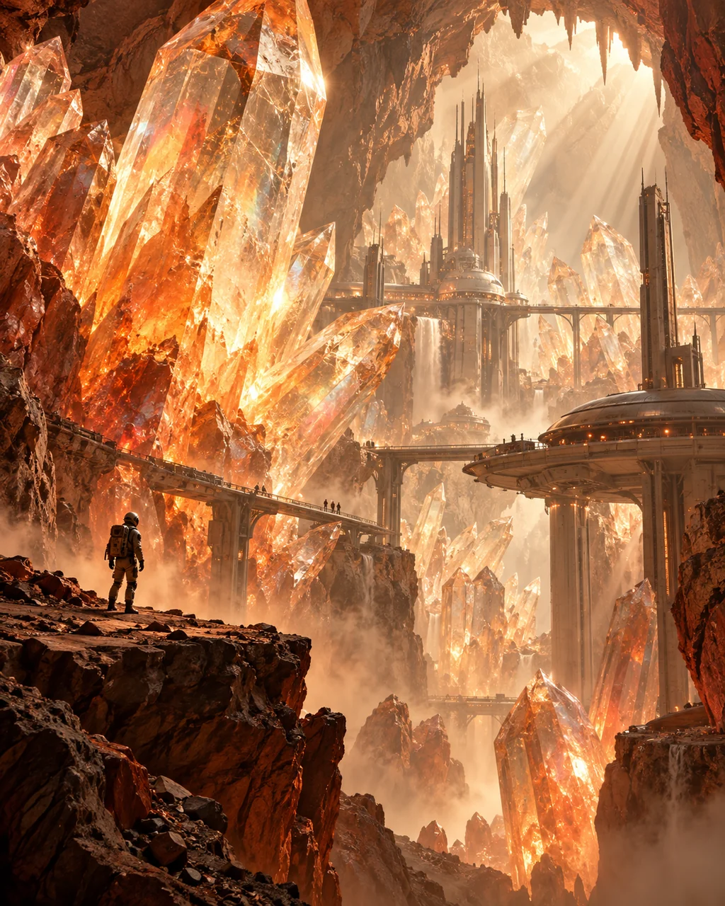 Alien Crystal Cavern · Dusty Retro-futurism