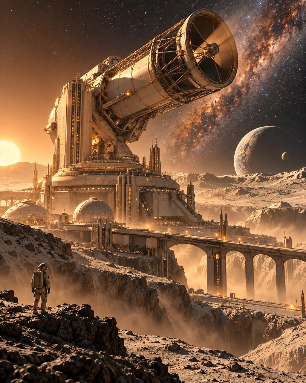 Lunar Observatory · Dusty Retro-futurism