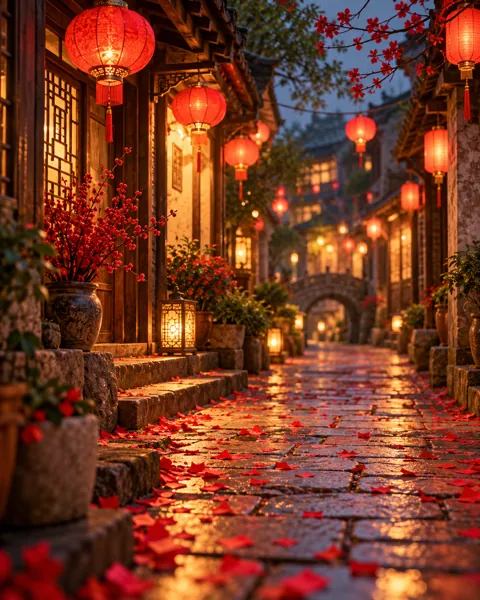 Lunar New Year Lantern Alley · Cozy indoor light