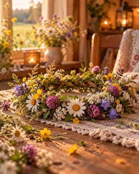 Midsummer Flower Crown · Cozy indoor light