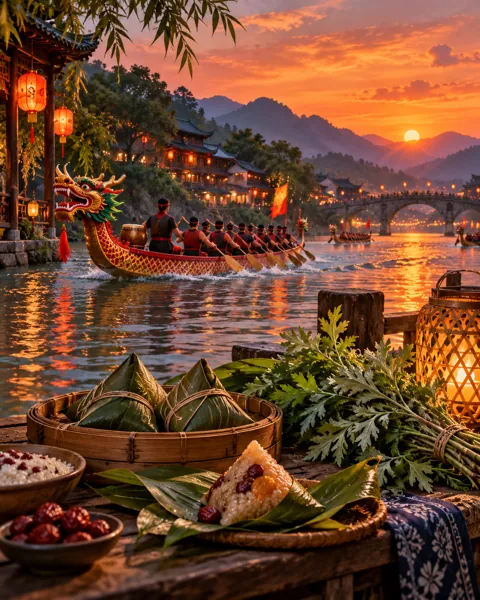 Dragon Boat Festival · Cinematic dusk