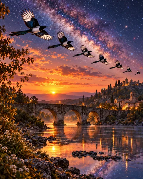 Qixi Starry Bridge · Cinematic dusk