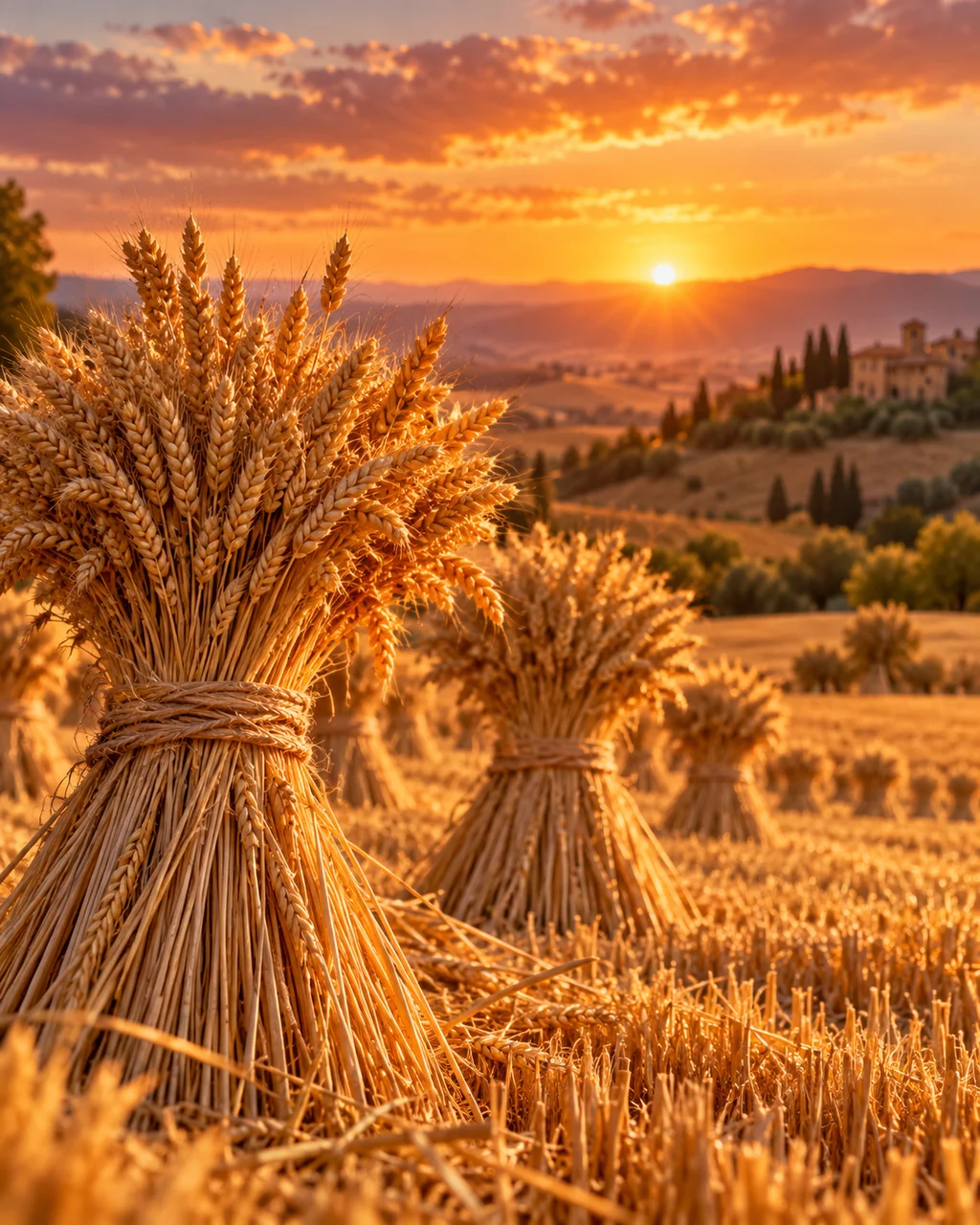Golden Wheat Harvest · Cozy indoor light