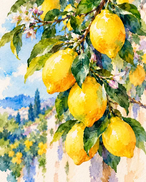 Lemon Branch · Vibrant Pigments