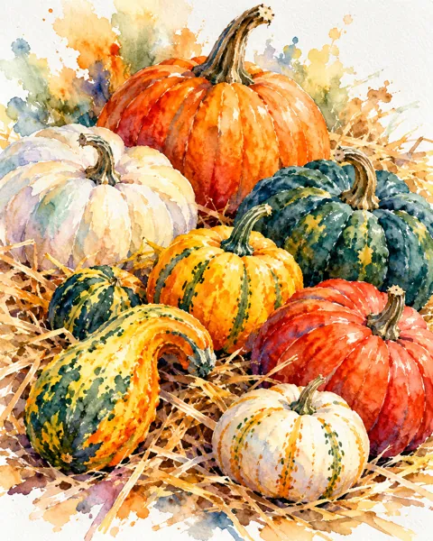 Pumpkin Harvest · Vibrant Pigments