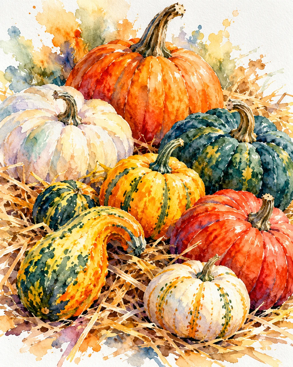 Pumpkin Harvest · Vibrant Pigments